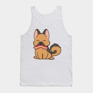 German Shepard with Bacon Tank Top